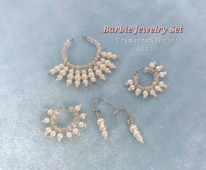 Barbie Inspired Pearl Jewelry Set