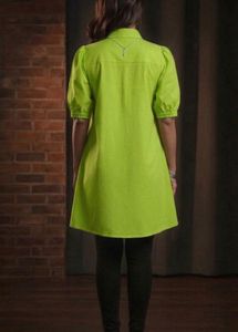Stylish Lime Green Tunic Top