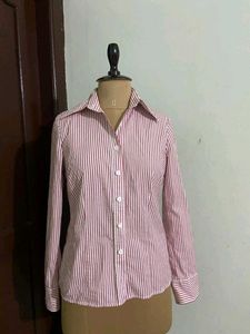 Classic Striped Button-Up Shirt