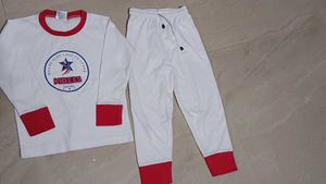 Kidzee White & Red Pyjama Set