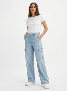 Stylish Wide Leg Cargo Jeans