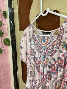 Boho Print Mini Dress