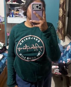 Green "Exploring Adventures" Sweatshirt
