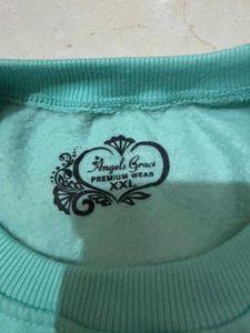 Teal "Be You Tiful" Sweatshirt, oversized