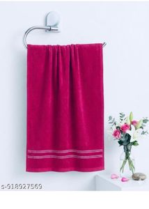 Plush Multicoloured Bath Towel