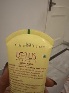 Lotus Herbals Jojobawash Face Wash