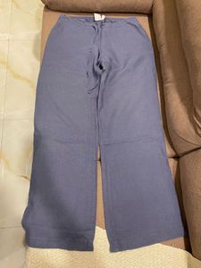 Denim Wide-Leg Casual Pants