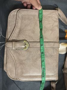 Vintage Style Buckle Shoulder Bag
