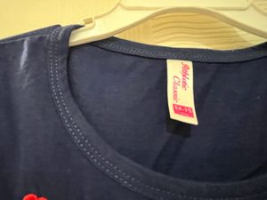 Twin Set Of Beautiful Embroidered Navy Blue Top