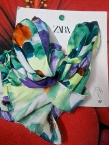 Zara Abstract Floral Scarf