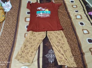 5 Pieces Nightsuit For Woman and Girl's ❤