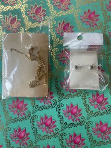 Crystal Jewelry Set: Necklace &amp; Earrings