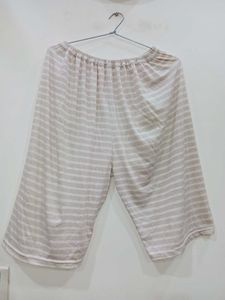 Striped Bunny Night Suit Set (Tshirt+Shorts)