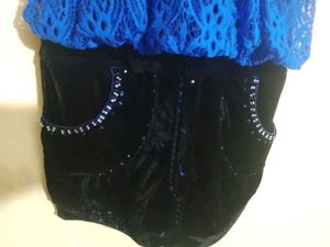 Chic Blue Lace dress