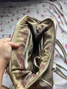 Stylish Guess Monogram Satchel Bag