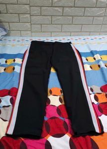 Zara Black Straight -Leg Trouser