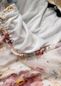Floral Print maxi dress white brand new