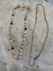 Necklace long and short combo of 5