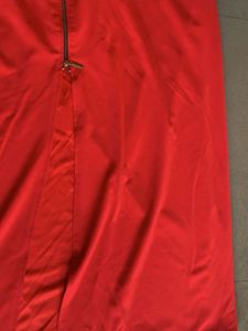 Chic Red One-Shoulder Maxi Dress
