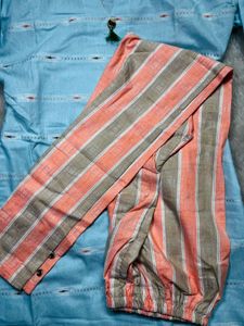 Stylish Blue &amp; Peach Kurta Set