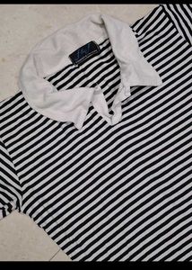 COMBO ✨Striped Polo &amp; Wide Leg Jeans Outfit