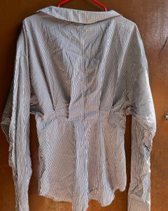 H &amp; M Stylish Striped Button-Up Shirt
