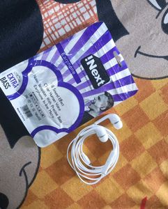 White Wired Earphones with Mic ANY COLOUR