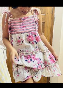 Floral Print Tiered Sundress