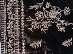 Velvet Embroidered Salwar Kameez