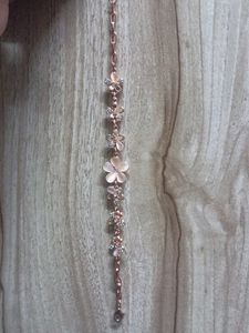 Rose Gold Floral Bracelet