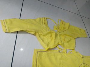 Yellow kurti kanchli odni rajputi