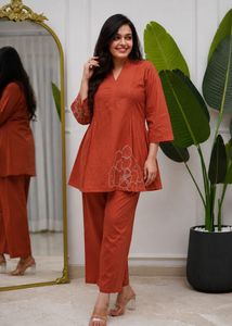 Elegant Rust Co-ord Set