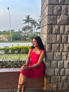 Vibrant Pink Mini Dress small size