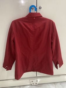 Rusty Maroon Jacket For Winters