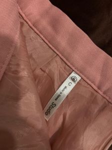baby pink tennis skirt with pleats