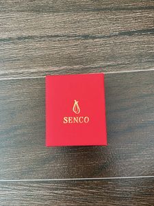 Senco Red earrings Jewellery Box