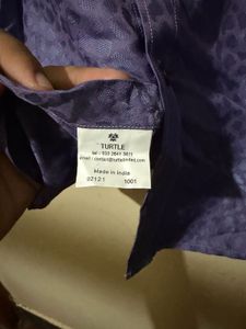 Men's Purple  Turtle Shirt