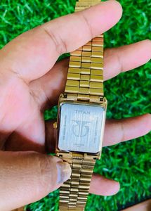 TITAN Golden Watch
