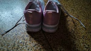 Women's Pink &amp; White Sneakers