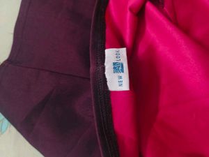 Elegant Silk Blouse - Deep Plum
