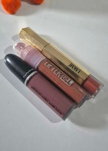 Price for 3- MAC, Lifter Gel & Lakme Lippies
