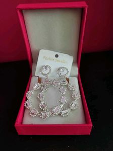 Sparkling Crystal Hoop Earrings