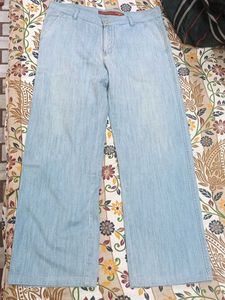 Light Wash Wide Leg Jeans