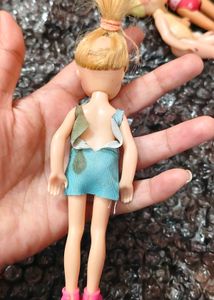 combo Vintage Doll with Pink Dress