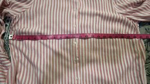 Imported bow Striped Shirt