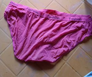 used Pink brief
