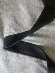 womans cropped Grey Polo T-Shirt