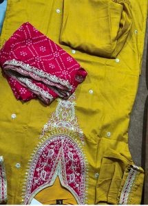 Embroidered Kurta with Dupatta