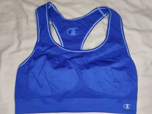 Champion Blue Sports Bra Non Padded