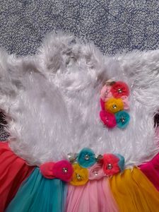 Cute Rainbow Tutu Dress